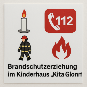 Brandschutzerziehung im Kinderhaus „Kita Glonn“