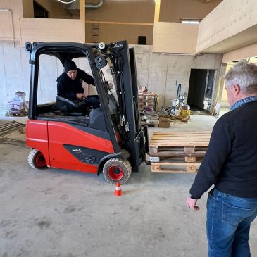 Staplerschein erfolgreich abgeschlossen