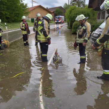 Unwettereinsatz für die Feuerwehr Glonn