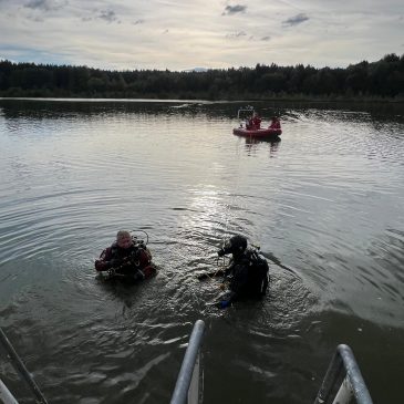 Wasserrettung am Kastensee – Großangelegte Suchaktion